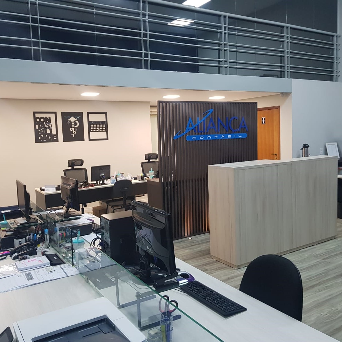 Foto escritório Aliança Contábil Blumenau